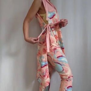 Free People All That Set Tie Dye Printed